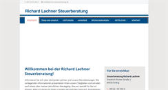 Desktop Screenshot of lachner-steuerberatung.de