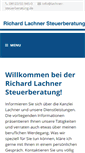 Mobile Screenshot of lachner-steuerberatung.de